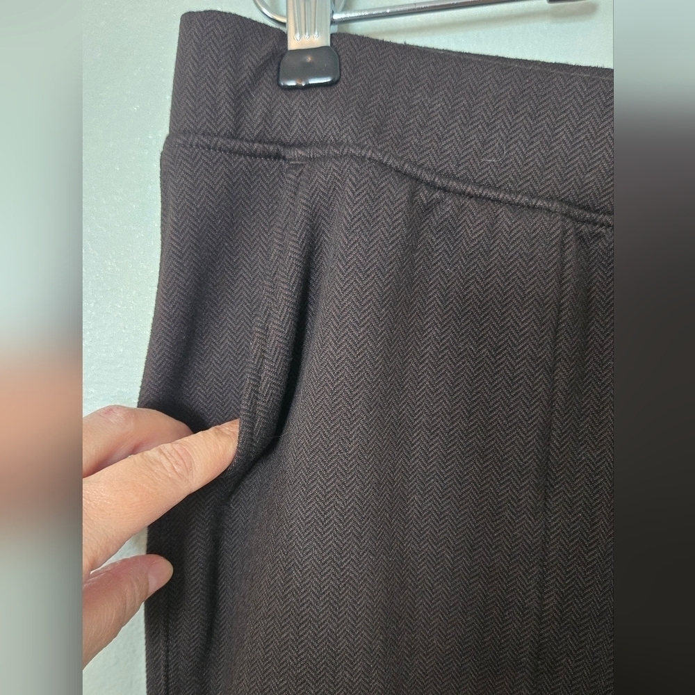 Mondetta | Brown Herringbone Pull On Pants Size XL - Picture 7 of 12